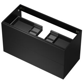 Allaskaappi Camargue Skärgård Classic etuosilla mattamusta 98,4 x 43 x 55 cm
