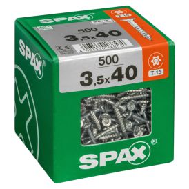 Puuruuvi Spax T-Star plus WIROX 3,5 x 40 mm 500 kpl/pkt