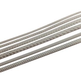 Birolen-naru Seilflechter Palmikoitu Valkoinen 8 mm (per metri)