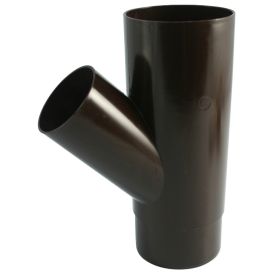 Haaraputki 45° Marley DN 105/75 ruskea