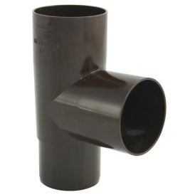 Haaraputki 87° Marley DN 53/53 ruskea