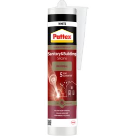 Silikoni Pattex Saniteetti & Rakennus 280 ml, eri värejä