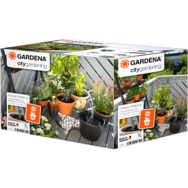 Lomakastelusarja Gardena ruukkukasveille