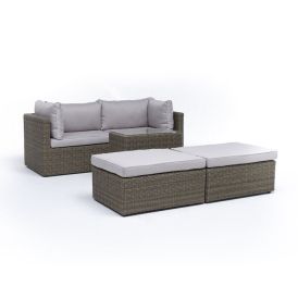 Divaanisohva All-In-One ruskea
