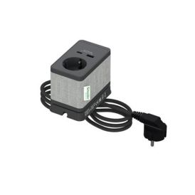 Pöytäpistorasia Schneider Electric Schuko/pinta-asennus Antrasiitti