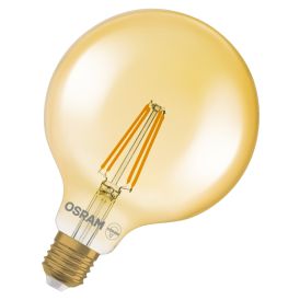 LED-lamppu Osram Vintage 1906 Globe kulta Ø 12,5 x 16,8 cm
