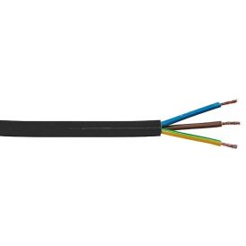 Muovikaapeli Kabelexpress H05VV-F 3x1,5 mm² musta 10 m