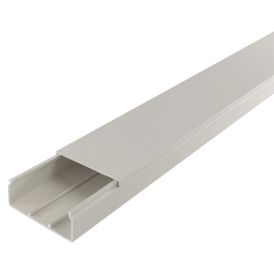 Minikanava REV Ritter valkoinen 100 x 40 mm 2 m