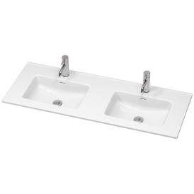Kaksoispesuallas Camargue Skärgård Loknes valkoinen 120 x 46,5 cm