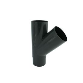 Haaraputki 45° Marley DN 75/75 antrasiitti