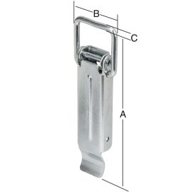 Kirstun suljin 50 x 23 mm sinkitty