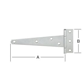 T-sarana 245 x 100 mm sinkitty