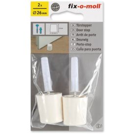 Ovenpysäytin ruuvilla ja tulpalla Fix-o-moll valkoinen Ø 26 mm 2 kpl