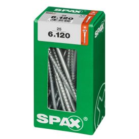 Ruuvi TRX WIROX Spax 6,0x120 L 25 KPL