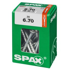 Puuruuvi Spax 6 x 70 mm 30 kpl