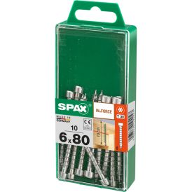 Puuruuvi Spax IN.FORCE TRX WIROX 6x80 mm 10KPL