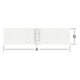 Pöydän sarana 140 x 34 mm valkoinen