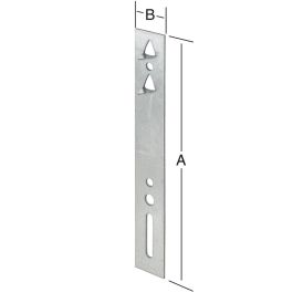 Sidoslevy ikkunaan 140 x 20 mm sendzimir-sinkitty