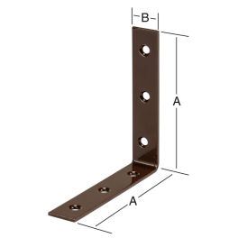 Kulmarauta 100 x 20 mm teräs ruskea