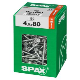 Ruuvi TRX WIROX Spax 4,5x80 XL 150 KPL