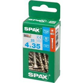 Ruostumaton Universal Ruuvi Spax A2 TRX 4x35 M 25 KPL