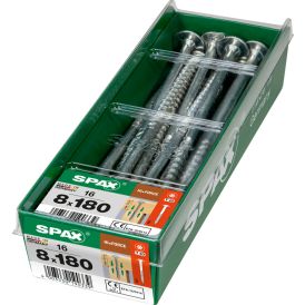 Ruuvi Hi.Force Wirox Spax 8x180 STK 16 KPL