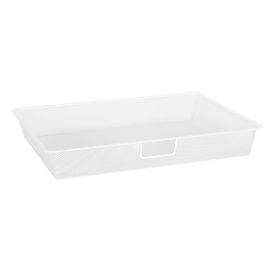 Mesh-kori ulosvedettävään korinkehykseen Elfa valkoinen 580 x 427 x 85 mm