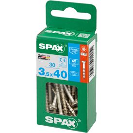 Ruostumaton Universal Ruuvi Spax A2 TRX 3,5X40 S 30 KPL