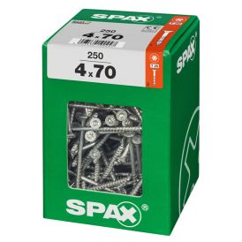 Ruuvi TRX WIROX Spax 4,0x70 XL 250 KPL