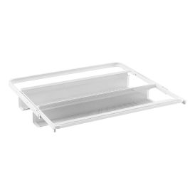 Kenkähylly mesh Elfa ulosvedettävä valkoinen 605 x 430 mm