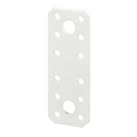 Sidoslevy 140 x 55 mm teräs valkoinen