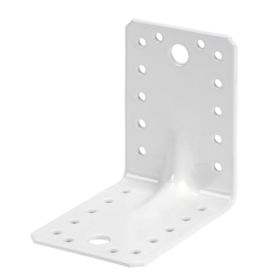 Kulmarauta 90 x 90 x 65 mm teräs valkoinen