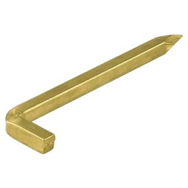 Teräskoukku Stabilit messinköity Ø 3,5 x 60 mm 10 kpl/pkt