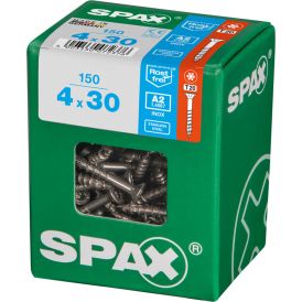 Ruostumaton Universal Ruuvi Spax A2 TRX 4x30 L 150 KPL