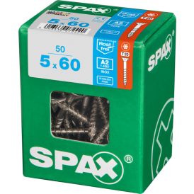 Ruostumaton Universal Ruuvi Spax A2 TRX 5x60 L 50 KPL