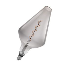 LED-lamppu Osram Vintage 1906 AW188 savunharmaa Ø 19,3 x 40 cm