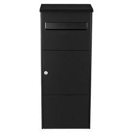Pakettipostilaatikko MEFA Oak 480 musta 42,1 x 34,4 x 101 cm