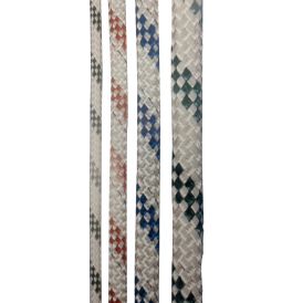 Köysi Seilflechter Atlantik Compact Valkoinen/Punainen 6 mm (per metri)