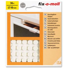 Äänenvaimennin Fix-o-moll valkoinen 36 kpl