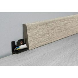 Jalkalista Logoclic Aquaprotect K58 Nature Oak 18 x 58 x 2600 mm