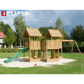 Leikkitorni HY Land malli 7 ja keinumoduuli