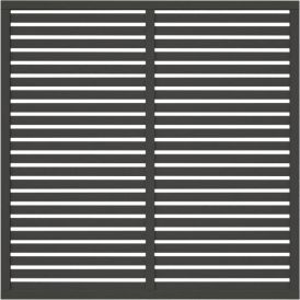 Aitaelementti Palmako Nina 1 harmaa 180 x 180 cm