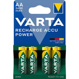 Akkuparisto Varta Recharge Accu Power AA 2600 mAh 4 kpl/pkt