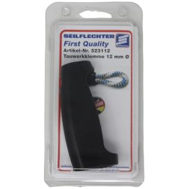 Köysipuristin Seilflechter Super Sharky musta Ø 12 mm
