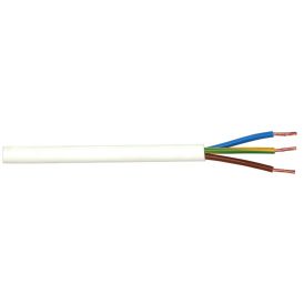 Muovikaapeli Kabelexpress H05VV-F 3x1,5 mm² valkoinen (per metri)