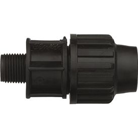 Muoviputkiliitin 25 mm x 3/4" UK