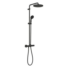 Suihkujärjestelmä Grohe Vitalio Start System 250 Termostaatilla Mattamusta
