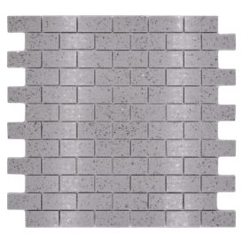 Mosaiikkilaatta Fliesen Brick Artifial harmaa 30 x 30 cm