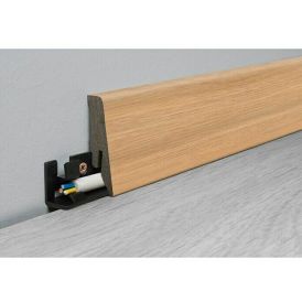 Jalkalista Logoclic Aquaprotect K58 Sunset Oak 18 x 58 x 2600 mm