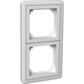 Kehys Schneider Electric Exxact Combi 2 -osainen Adapterilla Valkoinen